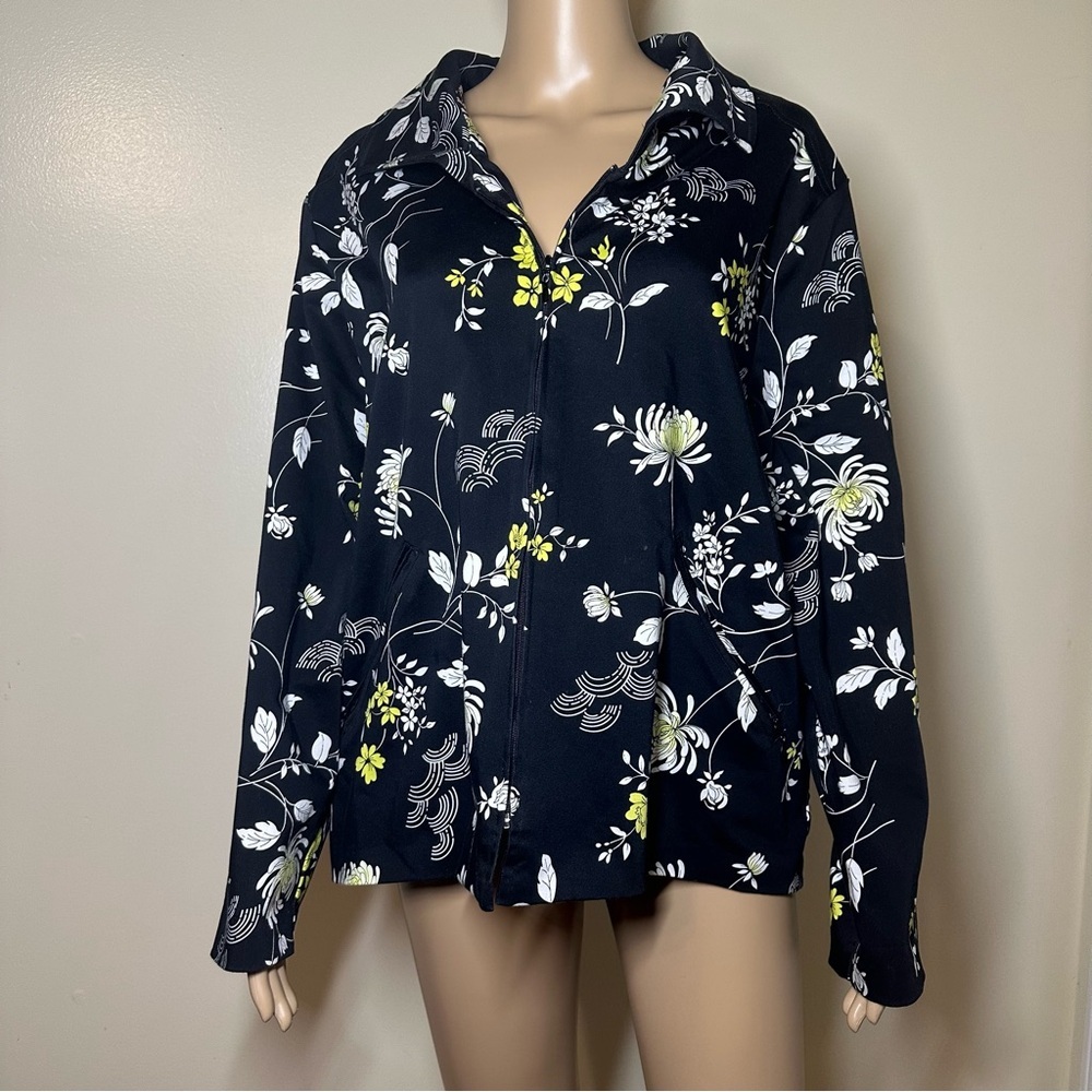 Bonworth Floral Black and White Jacket